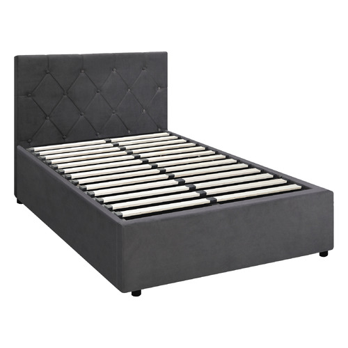 Kenzo Velvet Gas Lift Storage Bed