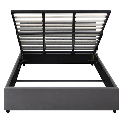 Kenzo Velvet Gas Lift Storage Bed