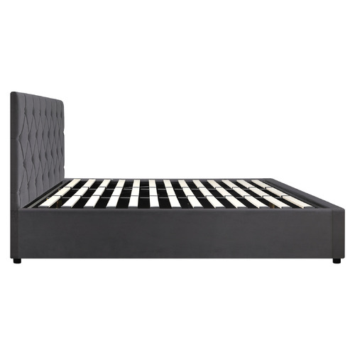 Kenzo Velvet Gas Lift Storage Bed