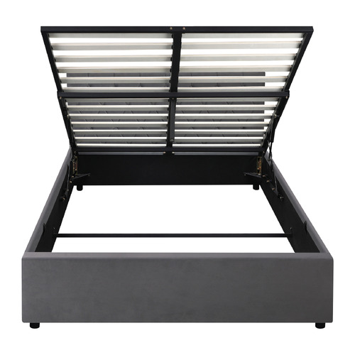 Kenzo Velvet Gas Lift Storage Bed