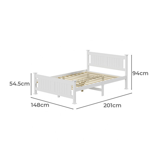 Clara Pine Wood Bed Frame