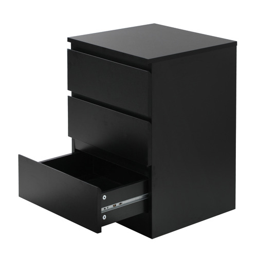 Carolla 3 Drawer Bedside Table