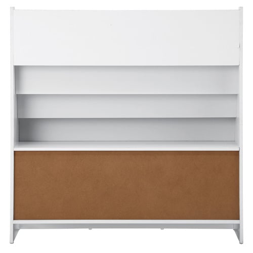 Kids' Emmett Bookshelf with Storage Basket