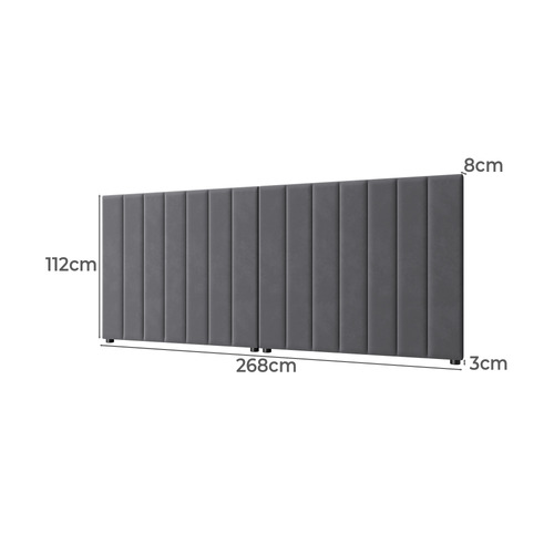 Hamel Oversized Upholstered Bedhead