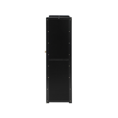 Black Josephine 4 Door Shoe Cabinet