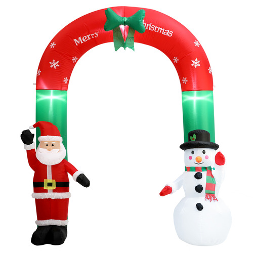 Winterberry Arched LED Inflatable Christmas Decoration