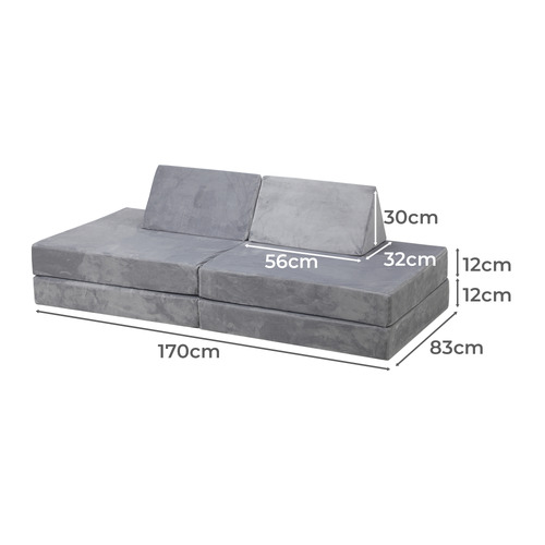 4 Piece Kids' Brooklyn Modular Play Sofa Set