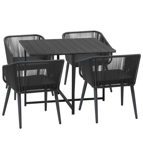 4 Seater Collins Outdoor Dining Table & Chair Set