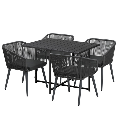 4 Seater Collins Outdoor Dining Table & Chair Set