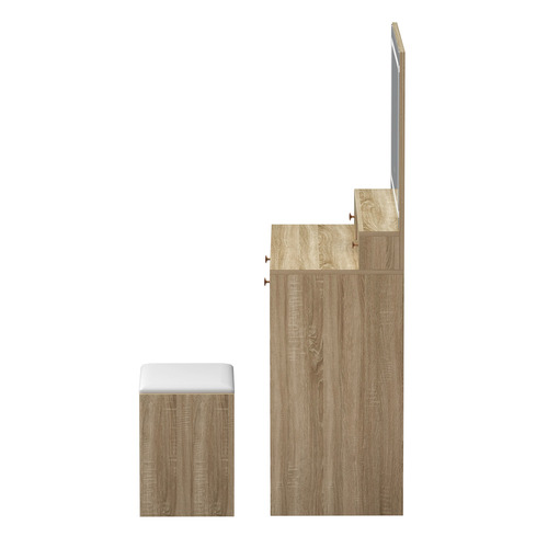 2 Piece LED Livia Dressing Table & Stool Set