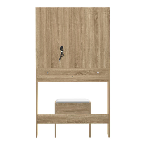 2 Piece LED Livia Dressing Table & Stool Set