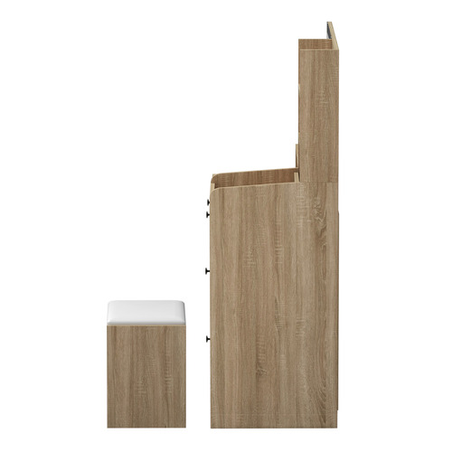 2 Piece LED Norina Dressing Table & Stool Set