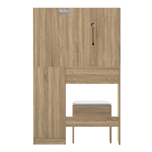 2 Piece LED Norina Dressing Table & Stool Set