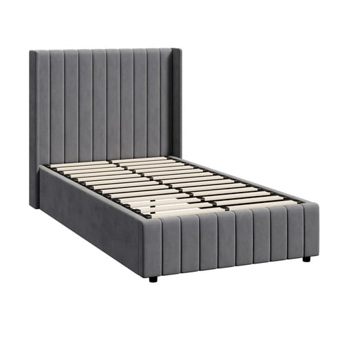 Grey Meier Gas Lift Storage Bed Frame