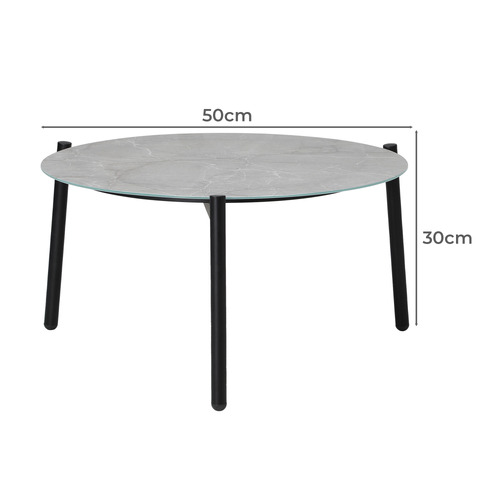 Grey Eliana 50cm Outdoor Coffee Table
