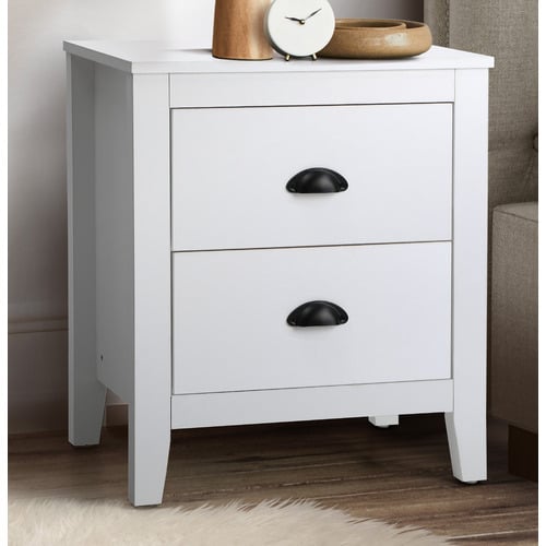Kaitlin 2 Drawer Bedside Table