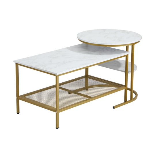 2 Piece Adrian Nesting Coffee Table Set