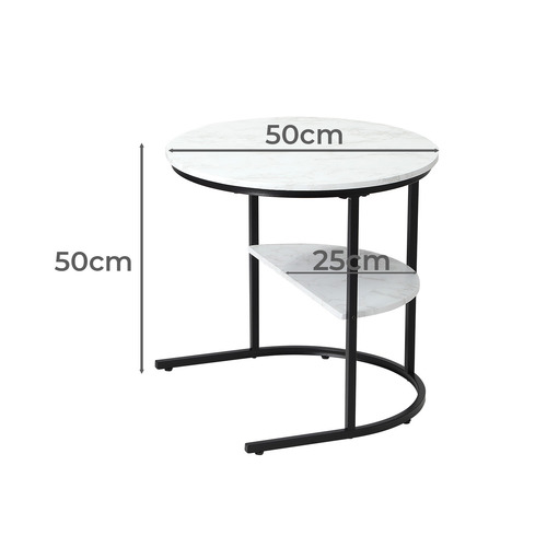 2 Piece Adrian Nesting Coffee Table Set