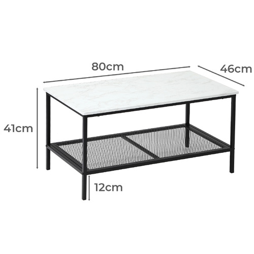 2 Piece Adrian Nesting Coffee Table Set