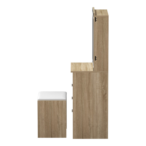 2 Piece Colorado LED Dressing Table & Stool Set