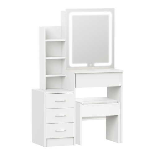 2 Piece Colorado LED Dressing Table & Stool Set
