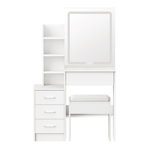 2 Piece Colorado LED Dressing Table & Stool Set
