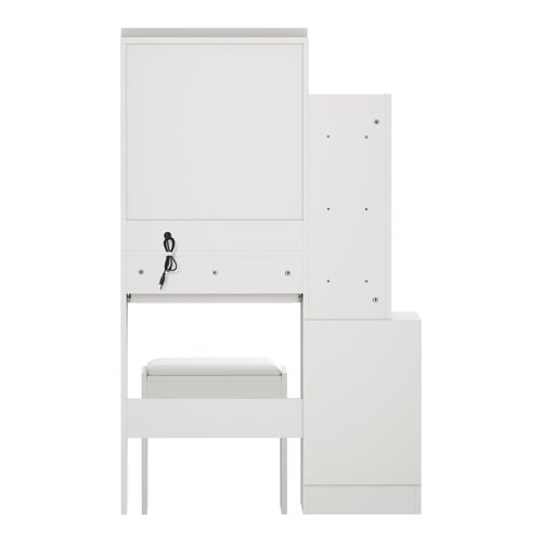 2 Piece Colorado LED Dressing Table & Stool Set