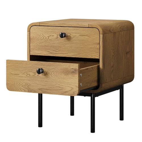 Ashbourne 2 Drawer Bedside Table