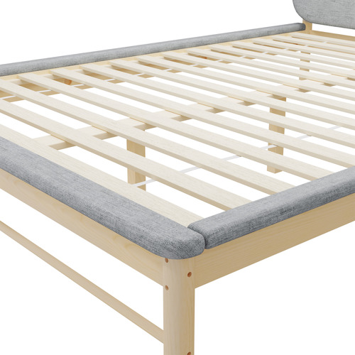 Eden New Zealand Pine Wood Platform Bed