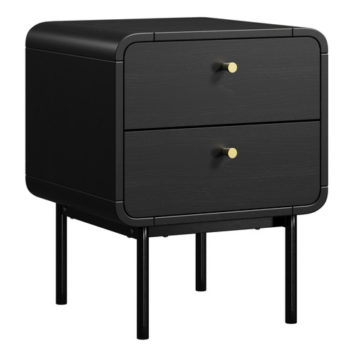 50cm Ashbourne 2 Drawer Bedside Table