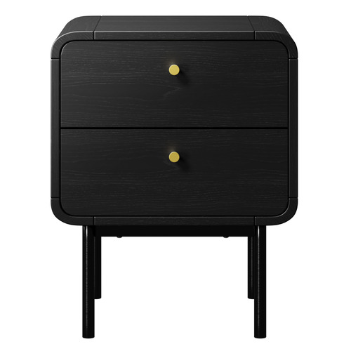 50cm Ashbourne 2 Drawer Bedside Table