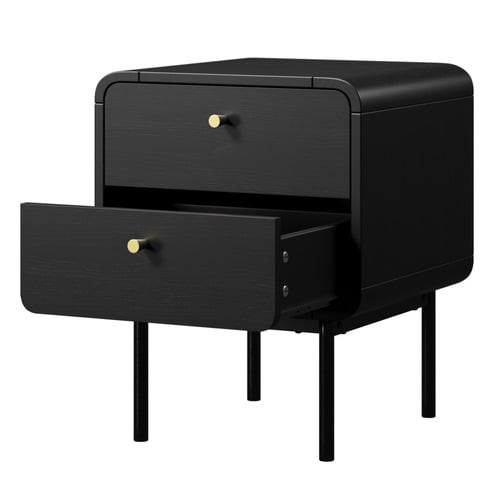 50cm Ashbourne 2 Drawer Bedside Table