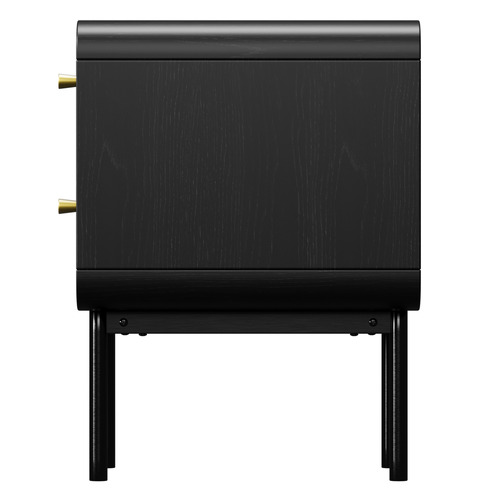 50cm Ashbourne 2 Drawer Bedside Table