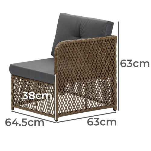 4 Seater Edwards Outdoor Lounge & Table Set