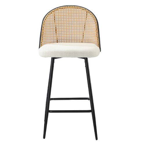 66cm Lucian Boucle Bar Stools