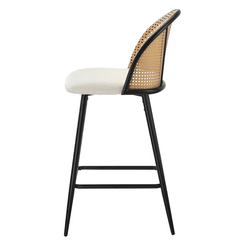 66cm Lucian Boucle Bar Stools