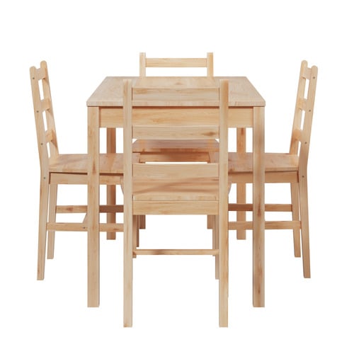 4-Seater-Abriana-Pine-Wood-Dining-Table-and-Chair-Set