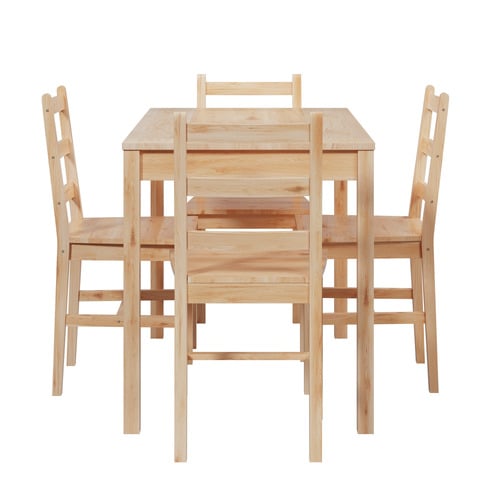 4-Seater-Abriana-Pine-Wood-Dining-Table-and-Chair-Set