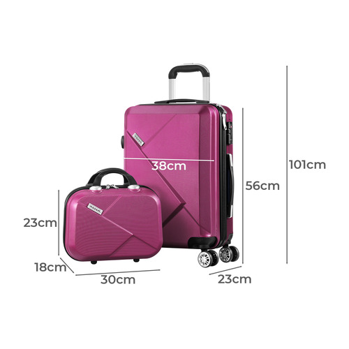 2 Piece Dryden Lightweight Suitcase Set