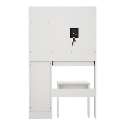 2-Piece-Melrose-LED-Dressing-Table-and-Stool-Set