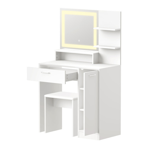 2-Piece-Melrose-LED-Dressing-Table-and-Stool-Set