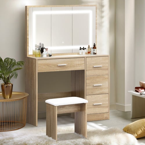 2-Piece-Caroline-LED-Dressing-Table-and-Stool-Set