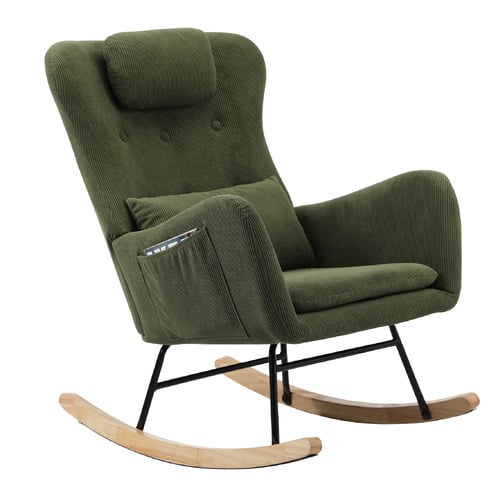 Erin Velvet Rocking Chair