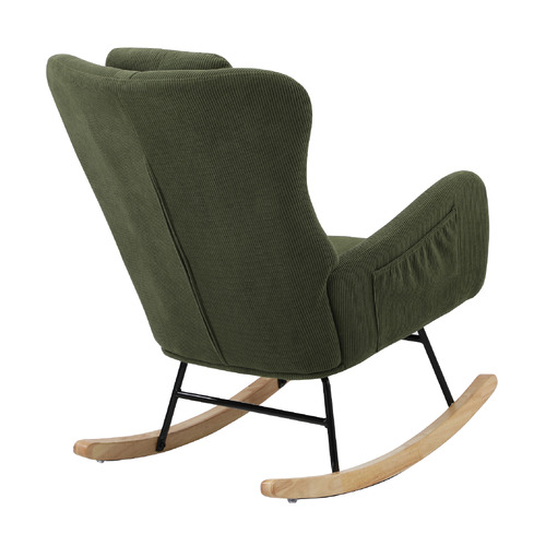 Erin Velvet Rocking Chair