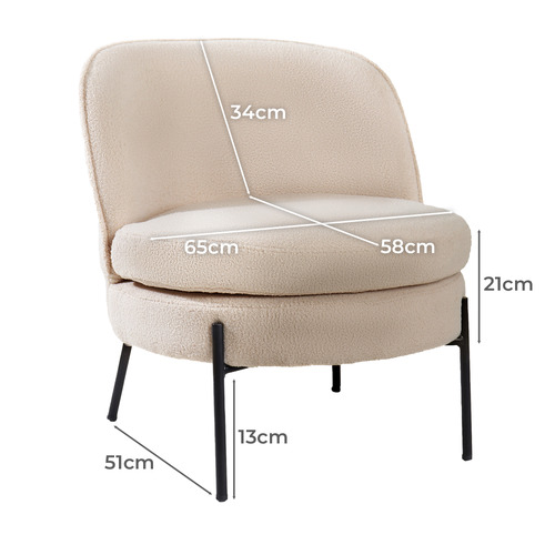 Renzo Sherpa Accent Chair