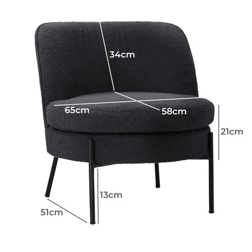 Renzo Sherpa Accent Chair