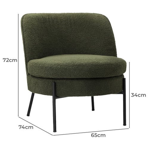 Renzo Sherpa Accent Chair