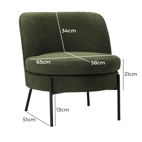 Renzo Sherpa Accent Chair