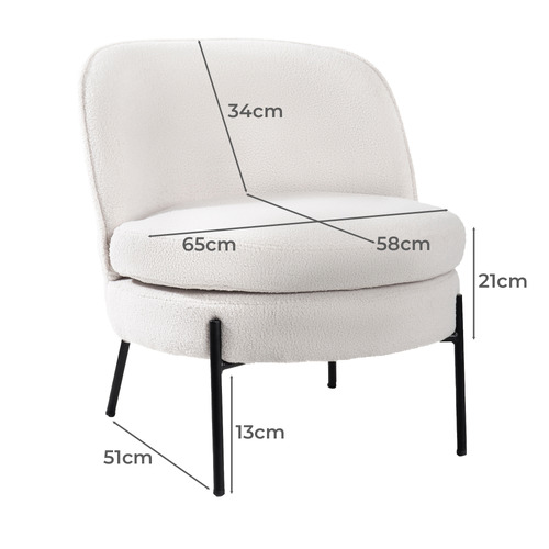 Renzo Sherpa Accent Chair