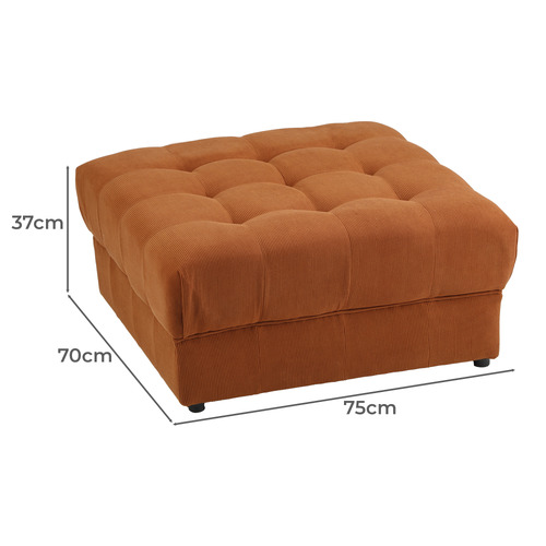 Brown Bettina Ottoman